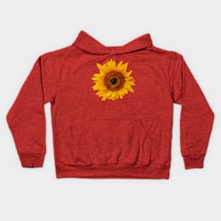 A flower with the Sun on its face Kids Hoodie